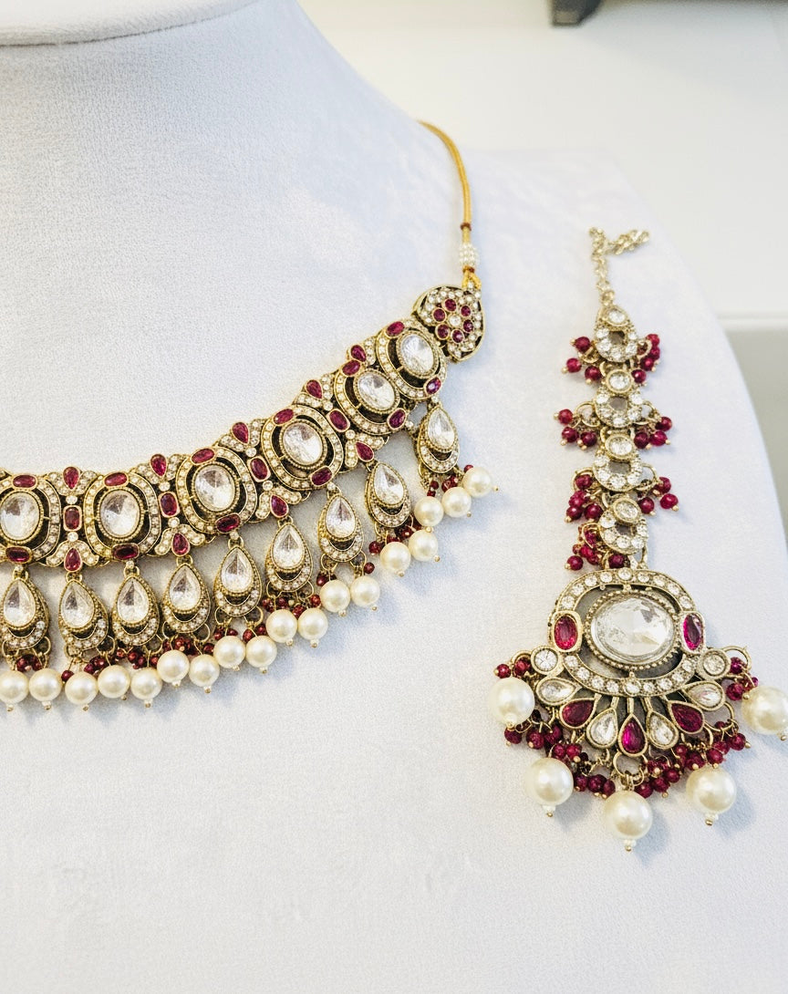 Noor-e-Zehra Kundan Bridal Set