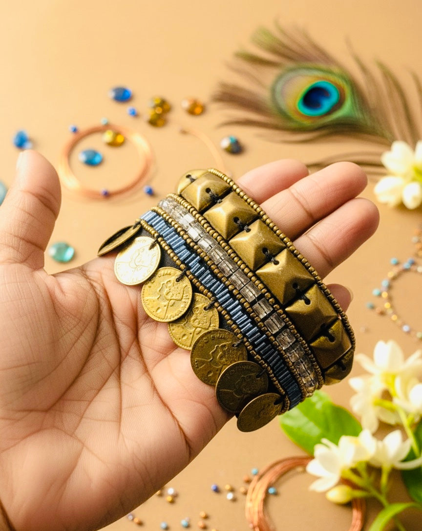 Zuri Coin Tribal Choker