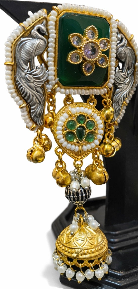 One-of-a-Kind Kashmiri Heritage Earrings