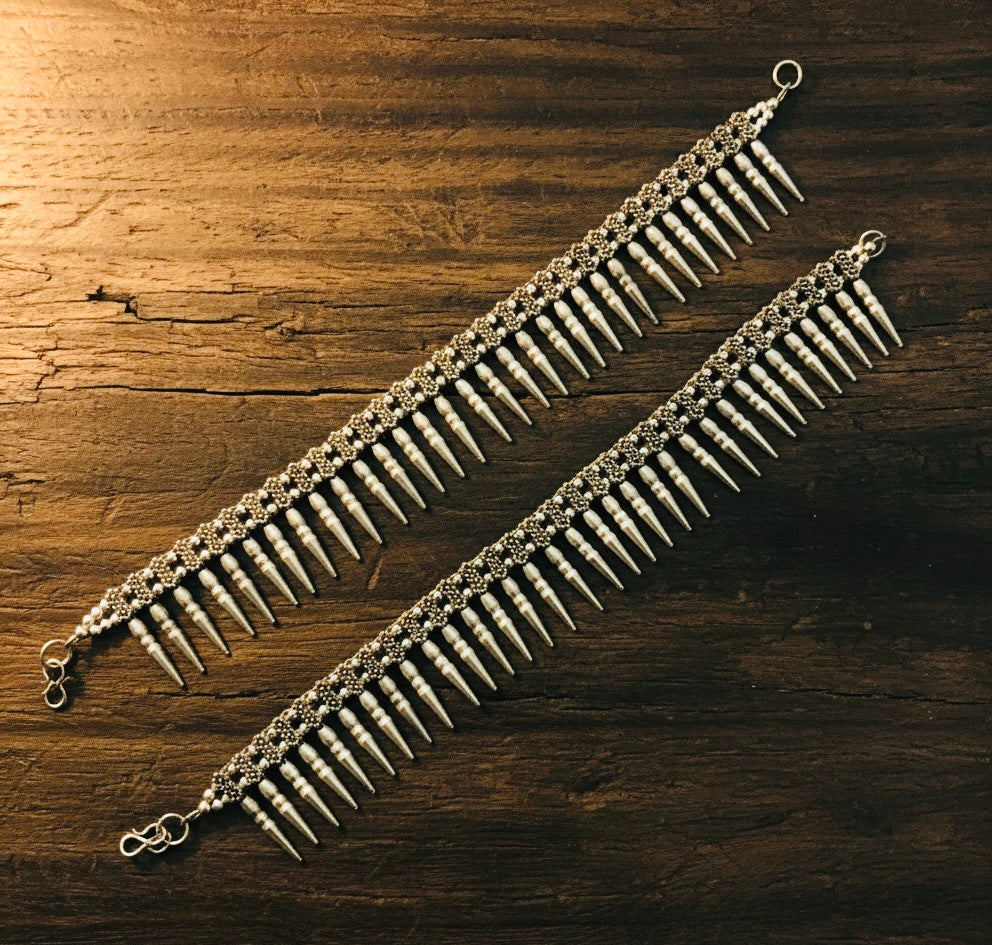 Nomad Cone Dangle Anklets