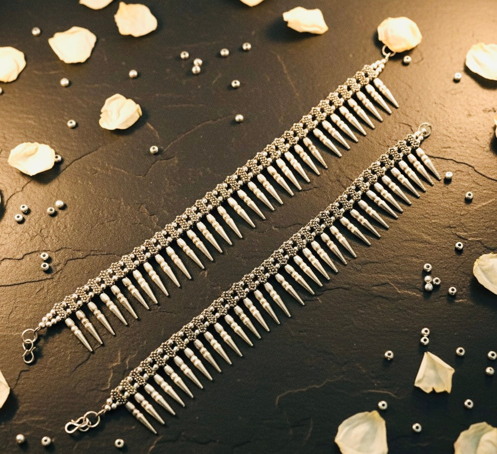 Nomad Cone Dangle Anklets